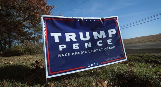 Trump 2016 yard sign