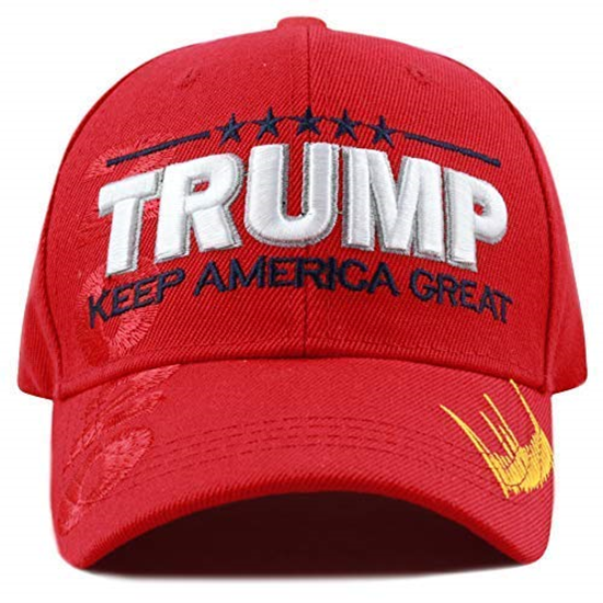Red Trump 2020 Keep America Great 3D Signature Cap 